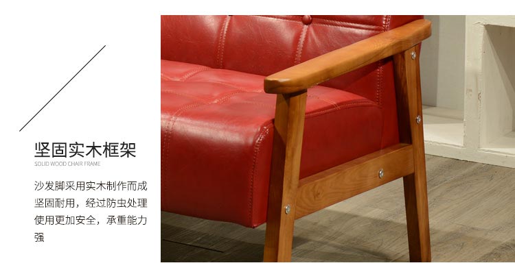 梦达西餐厅卡座桌椅采用实木框架制作