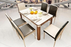 铝合金折叠餐桌椅